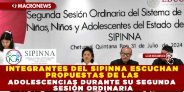 INTEGRANTES DEL SIPINNA ESCUCHAN PROPUESTAS DE LAS ADOLESCENCIAS DURANTE SU SEGUNDA SESIÓN ORDINARIA