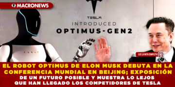 EL ROBOT OPTIMUS DE ELON MUSK DEBUTA EN LA CONFERENCIA MUNDIAL EN BEIJING; EXPOSICIÓN DE UN FUTURO POSIBLE Y MUESTRA LO LEJOS QUE HAN LLEGADO LOS COMPETIDORES DE TESLA