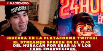 ¡GUERRA EN LA PLATAFORMA TWITCH! EL STREAMER SPREEN EN EL OJO DEL HURACÁN POR USAR IA Y LOS FANS ENARDECIDOS