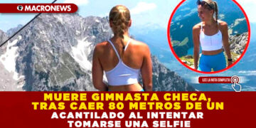 MUERE GIMNASTA CHECA, TRAS CAER 80 METROS DE UN ACANTILADO AL INTENTAR TOMARSE UNA SELFIE