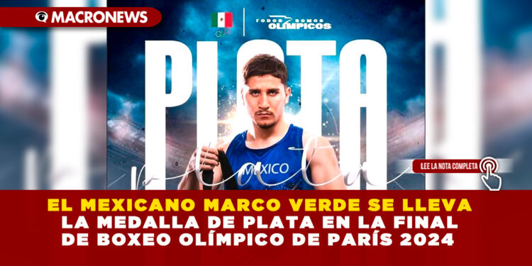 EL MEXICANO MARCO VERDE SE LLEVA LA MEDALLA DE PLATA EN LA FINAL DE BOXEO OLÍMPICO DE PARÍS 2024
