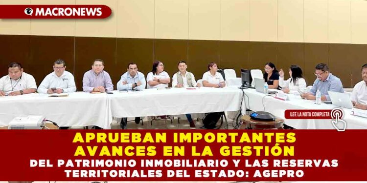 APRUEBAN IMPORTANTES AVANCES EN LA GESTIÓN DEL PATRIMONIO INMOBILIARIO Y LAS RESERVAS TERRITORIALES DEL ESTADO: AGEPRO