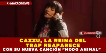 CAZZU, LA REINA DEL TRAP REAPARECE CON SU NUEVA CANCIÓN «MODO ANIMAL»