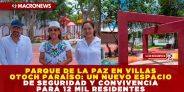 PARQUE DE LA PAZ EN VILLAS OTOCH PARAÍSO: UN NUEVO ESPACIO DE SEGURIDAD Y CONVIVENCIA PARA 12 MIL RESIDENTES