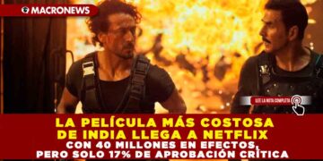 LA PELÍCULA MÁS COSTOSA DE INDIA LLEGA A NETFLIX CON 40 MILLONES EN EFECTOS, PERO SOLO 17% DE APROBACIÓN CRÍTICA