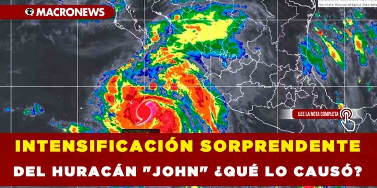 INTENSIFICACIÓN SORPRENDENTE DEL HURACÁN «JOHN» ¿QUÉ LO CAUSÓ?