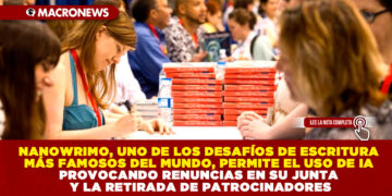 NANOWRIMO, UNO DE LOS DESAFÍOS DE ESCRITURA MÁS FAMOSOS DEL MUNDO, PERMITE EL USO DE IA PROVOCANDO RENUNCIAS EN SU JUNTA Y LA RETIRADA DE PATROCINADORES