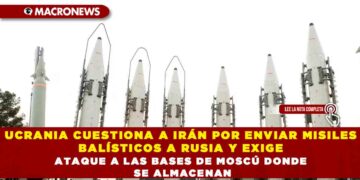 UCRANIA CUESTIONA A IRÁN POR ENVIAR MISILES BALÍSTICOS A RUSIA Y EXIGE ATAQUE A LAS BASES DE MOSCÚ DONDE SE ALMACENAN