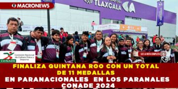 FINALIZA QUINTANA ROO CON UN TOTAL DE 11 MEDALLAS EN PARANATACIÓN EN LOS PARANALES CONADE 2024