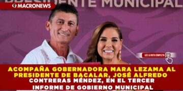 CONTRERAS MÉNDEZ, EN EL TERCER INFORME DE GOBIERNO MUNICIPAL