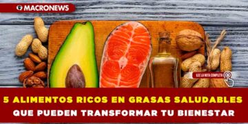 5 ALIMENTOS RICOS EN GRASAS SALUDABLES QUE PUEDEN TRANSFORMAR TU BIENESTAR