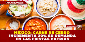 MÉXICO: CARNE DE CERDO INCREMENTA 20% SU DEMANDA EN LAS FIESTAS PATRIAS