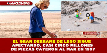 EL GRAN DERRAME DE LEGO SIGUE AFECTANDO, CASI CINCO MILLONES DE PIEZAS CAYERON AL MAR EN 1997