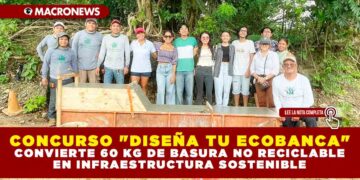 CONCURSO «DISEÑA TU ECOBANCA» CONVIERTE 60 KG DE BASURA NO RECICLABLE EN INFRAESTRUCTURA SOSTENIBLE
