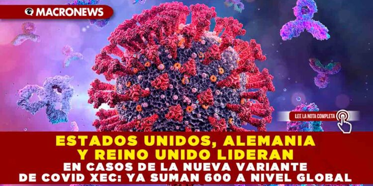 ESTADOS UNIDOS, ALEMANIA Y REINO UNIDO LIDERAN EN CASOS DE LA NUEVA VARIANTE DE COVID XEC: YA SUMAN 600 A NIVEL GLOBAL