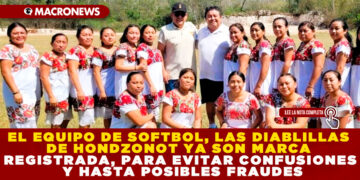 EL EQUIPO DE SOFTBOL, LAS DIABLILLAS DE HONDZONOT YA SON MARCA REGISTRADA, PARA EVITAR CONFUSIONES Y HASTA POSIBLES FRAUDES