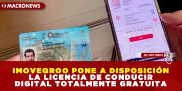 IMOVEQROO PONE A DISPOSICIÓN LA LICENCIA DE CONDUCIR DIGITAL TOTALMENTE GRATUITA