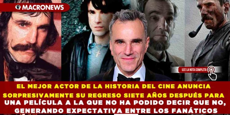 EL MEJOR ACTOR DE LA HISTORIA DEL CINE ANUNCIA SORPRESIVAMENTE SU REGRESO SIETE AÑOS DESPUÉS PARA UNA PELÍCULA A LA QUE NO HA PODIDO DECIR QUE NO, GENERANDO EXPECTATIVA ENTRE LOS FANÁTICOS