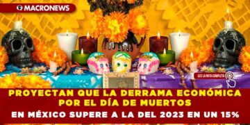 PROYECTAN QUE LA DERRAMA ECONÓMICA POR EL DÍA DE MUERTOS EN MÉXICO SUPERE A LA DEL 2023 EN UN 15%