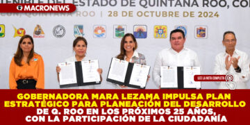 GOBERNADORA MARA LEZAMA IMPULSA PLAN ESTRATÉGICO PARA PLANEACIÓN DEL DESARROLLO DE QUINTANA ROO EN LOS PRÓXIMOS 25 AÑOS, CON LA PARTICIPACIÓN DE LA CIUDADANÍA