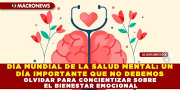 DÍA MUNDIAL DE LA SALUD MENTAL: UN DÍA IMPORTANTE QUE NO DEBEMOS OLVIDAR PARA CONCIENTIZAR SOBRE EL BIENESTAR EMOCIONAL