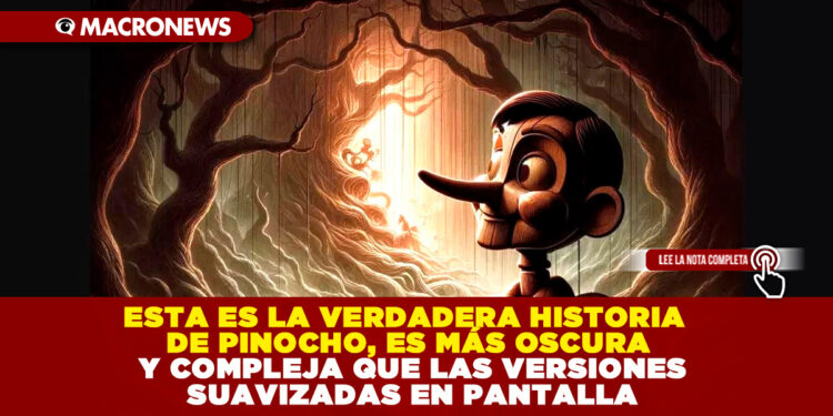ESTA ES LA VERDADERA HISTORIA DE PINOCHO, ES MÁS OSCURA Y COMPLEJA QUE LAS VERSIONES SUAVIZADAS EN PANTALLA