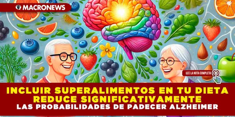 INCLUIR SUPERALIMENTOS EN TU DIETA REDUCE SIGNIFICATIVAMENTE LAS PROBABILIDADES DE PADECER ALZHEIMER