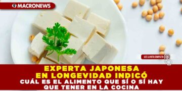 EXPERTA JAPONESA EN LONGEVIDAD INDICÓ CUÁL ES EL ALIMENTO QUE SÍ O SÍ HAY QUE TENER EN LA COCINA