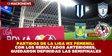 PARTIDOS DE LA LIGA MX FEMENIL: CON LOS RESULTADOS ANTERIORES, QUEDARON DEFINIDAS LAS SEMIFINALES
