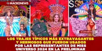 LOS TRAJES TÍPICOS MÁS EXTRAVAGANTES Y HERMOSOS QUE FUERON USADOS POR LAS REPRESENTANTES DE MISS UNIVERSO 2024 EN LA PRELIMINAR