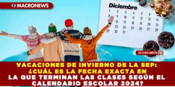 VACACIONES DE INVIERNO DE LA SEP: ¿CUÁL ES LA FECHA EXACTA EN LA QUE TERMINAN LAS CLASES SEGÚN EL CALENDARIO ESCOLAR 2024?