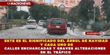 LLUVIA POR FRENTE FRÍO DEJA EN CAOS A CANCÚN, CON VUELOS DESVIADOS, CALLES ENCHARCADAS Y GRAVES ALTERACIONES EN EL TRÁFICO
