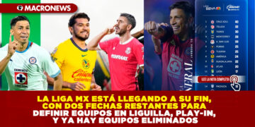 LA LIGA MX ESTÁ LLEGANDO A SU FIN, CON DOS FECHAS RESTANTES PARA DEFINIR EQUIPOS EN LIGUILLA Y PLAY-IN, Y YA HAY EQUIPOS ELIMINADOS