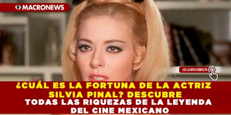 ¿CUÁL ES LA FORTUNA DE LA ACTRIZ SILVIA PINAL? DESCUBRE TODAS LAS RIQUEZAS DE LA LEYENDA DEL CINE MEXICANO
