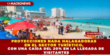 PROYECCIONES NADA HALAGADORAS EN EL SECTOR TURÍSTICO, CON UNA CAÍDA DEL 20% EN LA LLEGADA DE VISITANTES