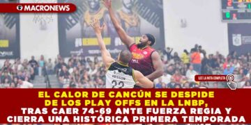 EL CALOR DE CANCÚN SE DESPIDE DE LOS PLAY OFFS EN LA LNBP, TRAS CAER 74-69 ANTE FUERZA REGIA Y CIERRA UNA HISTÓRICA PRIMERA TEMPORADA