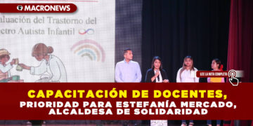CAPACITACIÓN DE DOCENTES, PRIORIDAD PARA ESTEFANÍA MERCADO, ALCALDESA DE SOLIDARIDAD