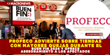 PROFECO ADVIERTE SOBRE TIENDAS CON MAYORES QUEJAS DURANTE EL BUEN FIN 2024 Y OFRECE ASESORAMIENTO A LOS AFECTADOS