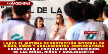 LANZA EL SISTEMA DE PROTECCIÓN INTEGRAL DE NIÑAS, NIÑOS Y ADOLESCENTES  CONVOCATORIA ENCAMINADA A FORTALECER LOS DERECHOS DE LAS NIÑAS, NIÑOS Y ADOLESCENTES