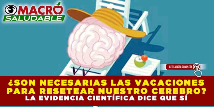 ¿SON NECESARIAS LAS VACACIONES PARA RESETEAR NUESTRO CEREBRO? LA EVIDENCIA CIENTÍFICA DICE QUE SÍ