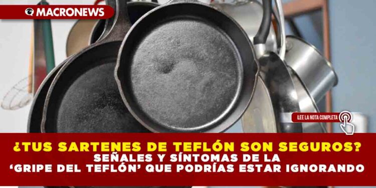 ¿TUS SARTENES DE TEFLÓN SON SEGUROS? SEÑALES Y SÍNTOMAS DE LA ‘GRIPE DEL TEFLÓN’ QUE PODRÍAS ESTAR IGNORANDO