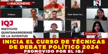 INICIA EL CURSO DE TÉCNICAS DE DEBATE POLÍTICO 2024 PROMOVIDO POR EL IQJ