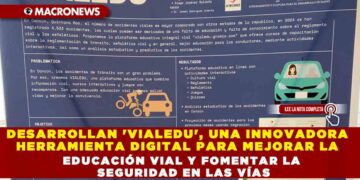 DESARROLLAN ‘VIALEDU’, UNA INNOVADORA HERRAMIENTA DIGITAL PARA MEJORAR LA EDUCACIÓN VIAL Y FOMENTAR LA SEGURIDAD EN LAS VÍAS