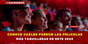 CONOCE CUÁLES FUERON LAS PELICULAS MÁS TAQUILLERAS DE ESTE 2024