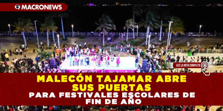 MALECÓN TAJAMAR ABRE SUS PUERTAS PARA FESTIVALES ESCOLARES DE FIN DE AÑO