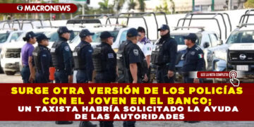 SURGE OTRA VERSIÓN DE LOS POLICÍAS CON EL JOVEN EN EL BANCO; UN TAXISTA HABRÍA SOLICITADO LA AYUDA DE LAS AUTORIDADES