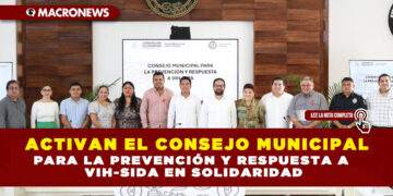 ACTIVAN EL CONSEJO MUNICIPAL PARA LA PREVENCIÓN Y RESPUESTA A VIH-SIDA EN SOLIDARIDAD
