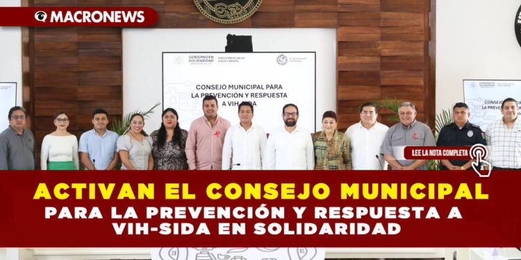 ACTIVAN EL CONSEJO MUNICIPAL PARA LA PREVENCIÓN Y RESPUESTA A VIH-SIDA EN SOLIDARIDAD