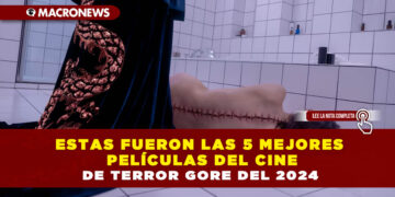 ESTAS FUERON LAS 5 MEJORES PELÍCULAS DEL CINE DE TERROR GORE DEL 2024