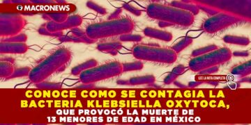 CONOCE COMO SE CONTAGIA LA BACTERIA KLEBSIELLA OXYTOCA, QUE PROVOCÓ LA MUERTE DE 13 MENORES DE EDAD EN MÉXICO